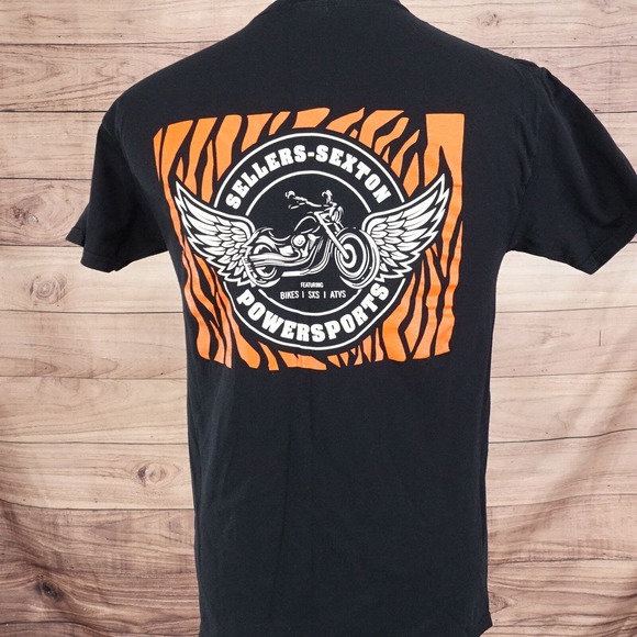HONDA TIGER PRIDE SELLERS-SEXTON POWERSPORTS DIRT BIKE MOTORCYCLE TSHIRT SZ M - Picture 5 of 7